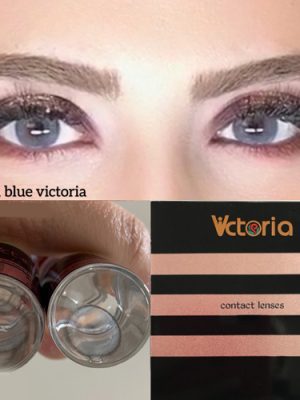 Victoria maroun blue lens