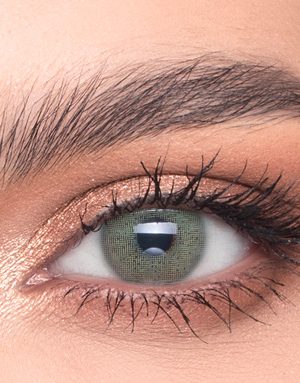 خرید لنز سبز متوسط روشن بدون دور برند لازورد