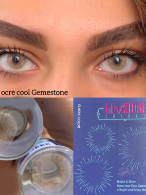 Gemstone cool sienna ocre lens