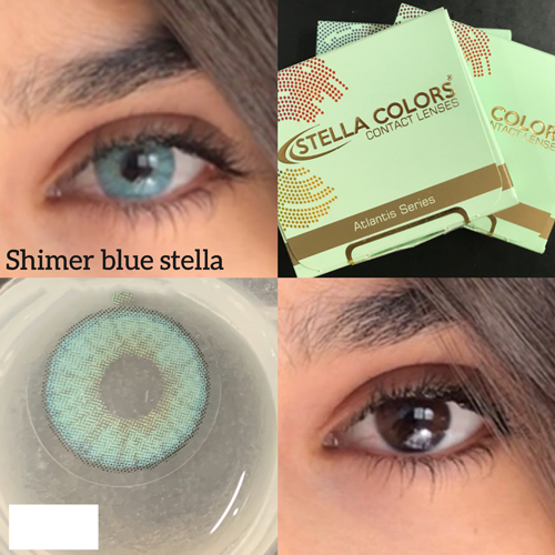 Stella shimer blue lens