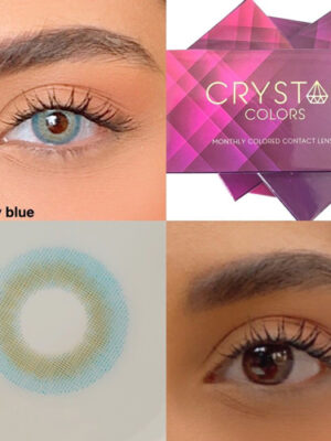 Cristal honey blue lens