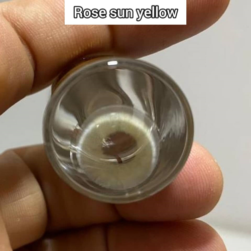 Rose sun yellow lens