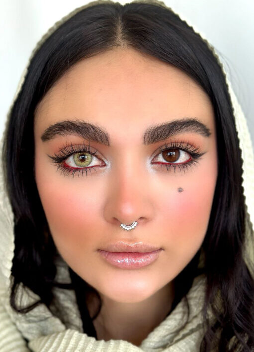 لنز سبز عسلی یونیک لایم گرین - Image 2