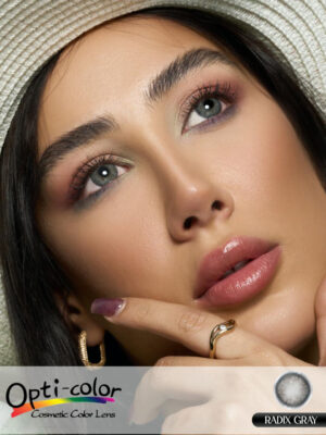 خرید لنز طوسی اُپتی کالر رادیکس گری